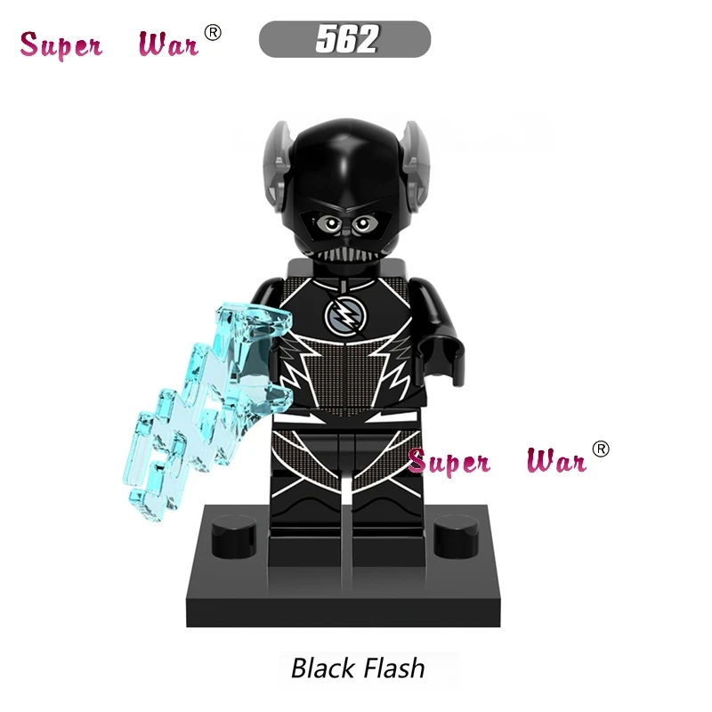 Один супер герои dc comics черный флэш гонщик Бэтмен строительные блоки модели Кирпичи игрушки для детей наборы