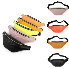 Female Fanny Pack Waist Belt Bag Pouch Travel Women Sport Hip Bum Bag Purse Fashion High Quality Waist Bags fashion brand lattice ladies bag high quality waist fanny pack belt bag pouch travel hip bum bag women leather small purse