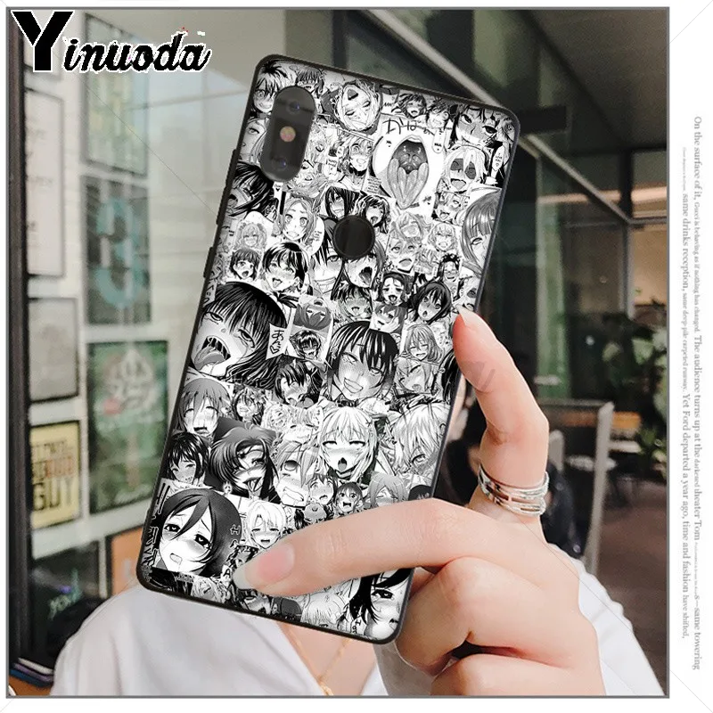 Yinuoda аниме девушка мультфильм Япония милые лица DIY Роскошный чехол для телефона для Xiao mi Red mi 5 5Plus Note4 4X Note5 6A mi 6 mi x2 mi x2S