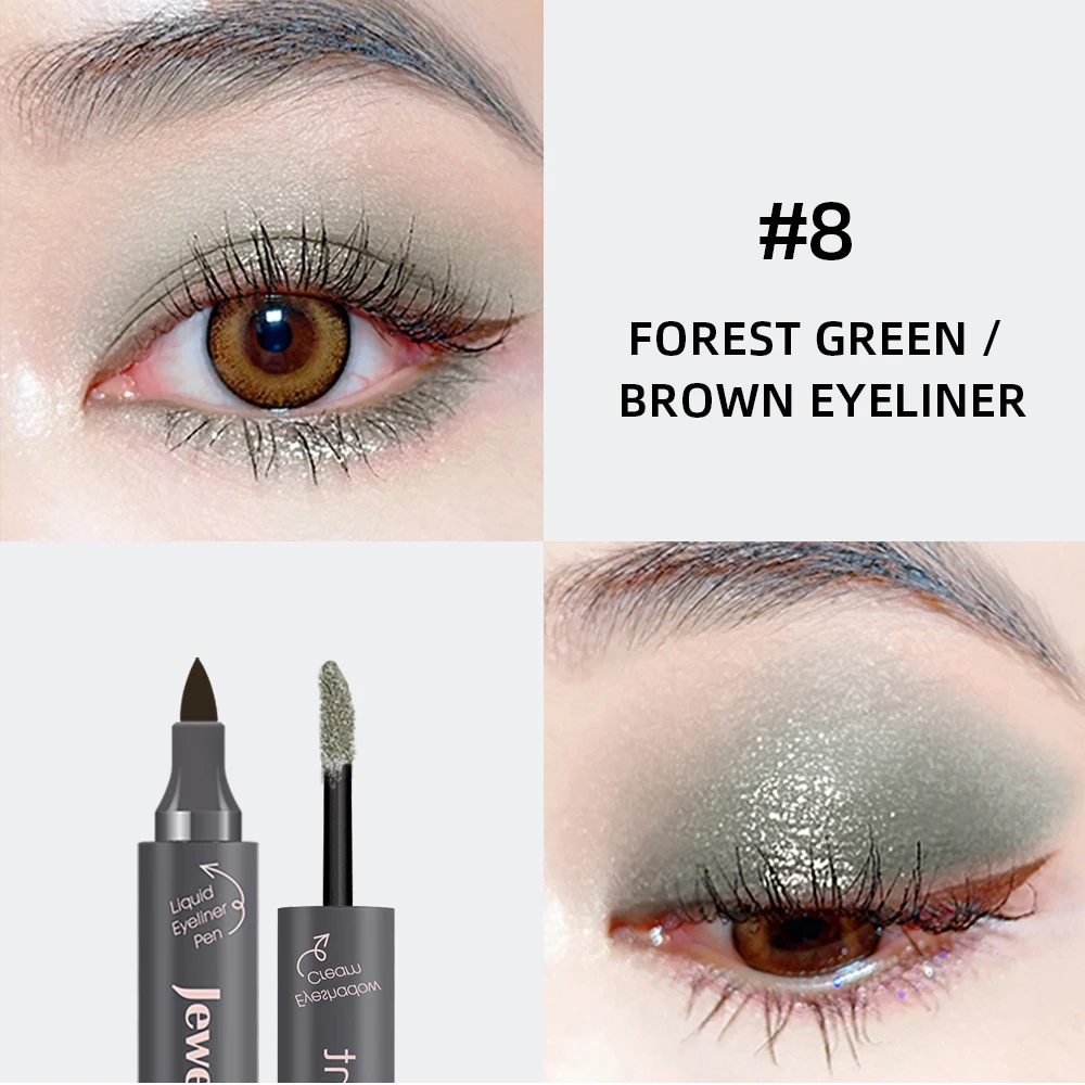 green liquid eyeshadow