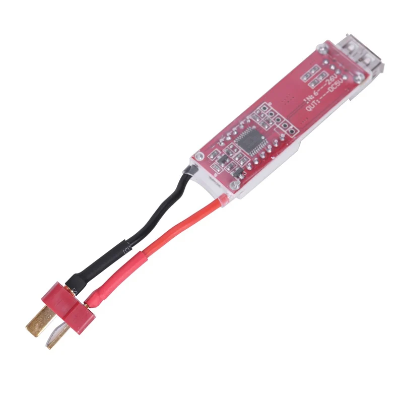RC игрушки и хобби батарея и зарядное устройство-2 S-6 S до usb-преобразователь мощности адаптер с цифровым дисплеем 5V 2A-T штекер-1x2 S-6 S губа