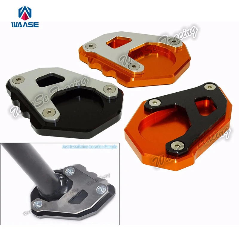 Aazon.co: Worldotop Otorcycle Kickstand Pad Support Foot Pad