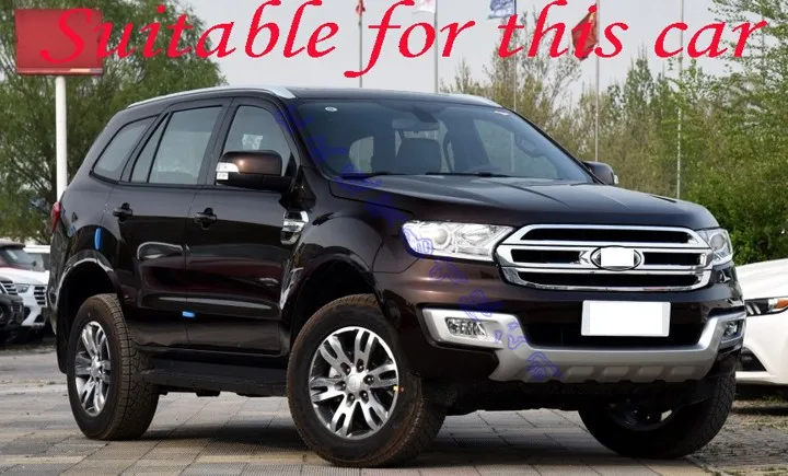 Для Ford Everest- из нержавеющей стали задние накладки для порогов автомобиля крышка литьевая гарнитура