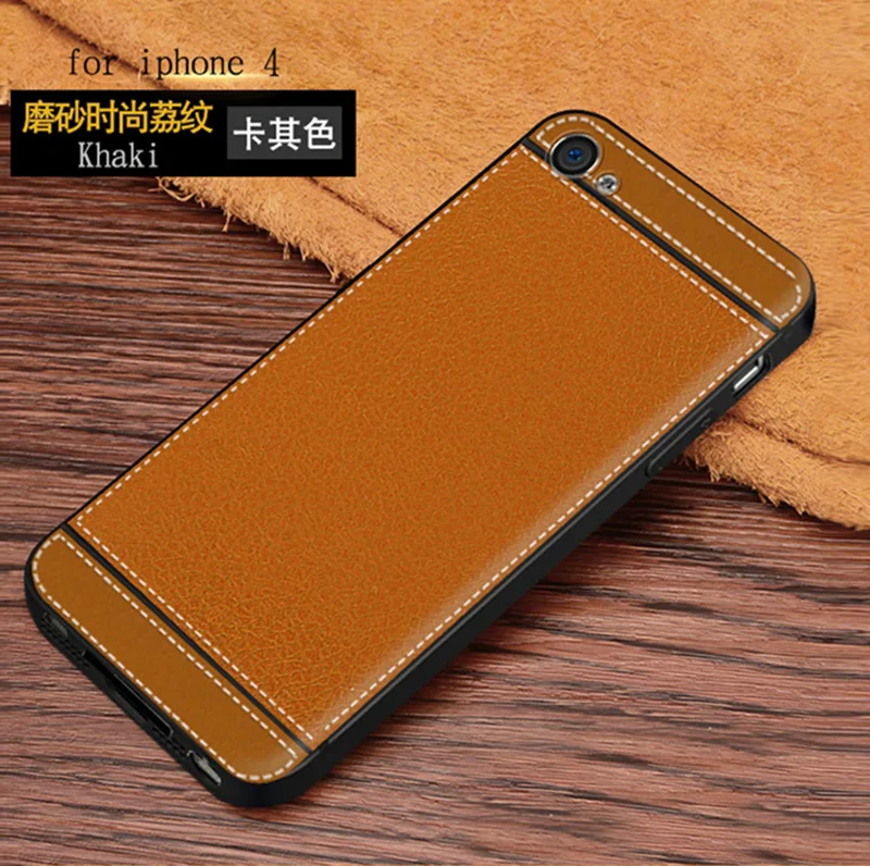 Litchi silicone case iphone 4 4s (9)