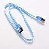 1 unid nueva 20in 50 cm SATA 3.0 III 6 Gb/s alta velocidad del cable de datos del disco duro 6Gbs PC duro disco conectar cable conector azul claro ► Foto 2/6