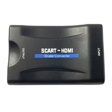 1Sets 1080P SCART To HDMI Video Audio Upscale Converter Adapter for HD TV DVD for Sky Box STB Plug and Play 1Sets 1080P SCART To HDMI Video Audio Upscale Converter Adapter for HD TV DVD for Sky Box STB Plug and Play