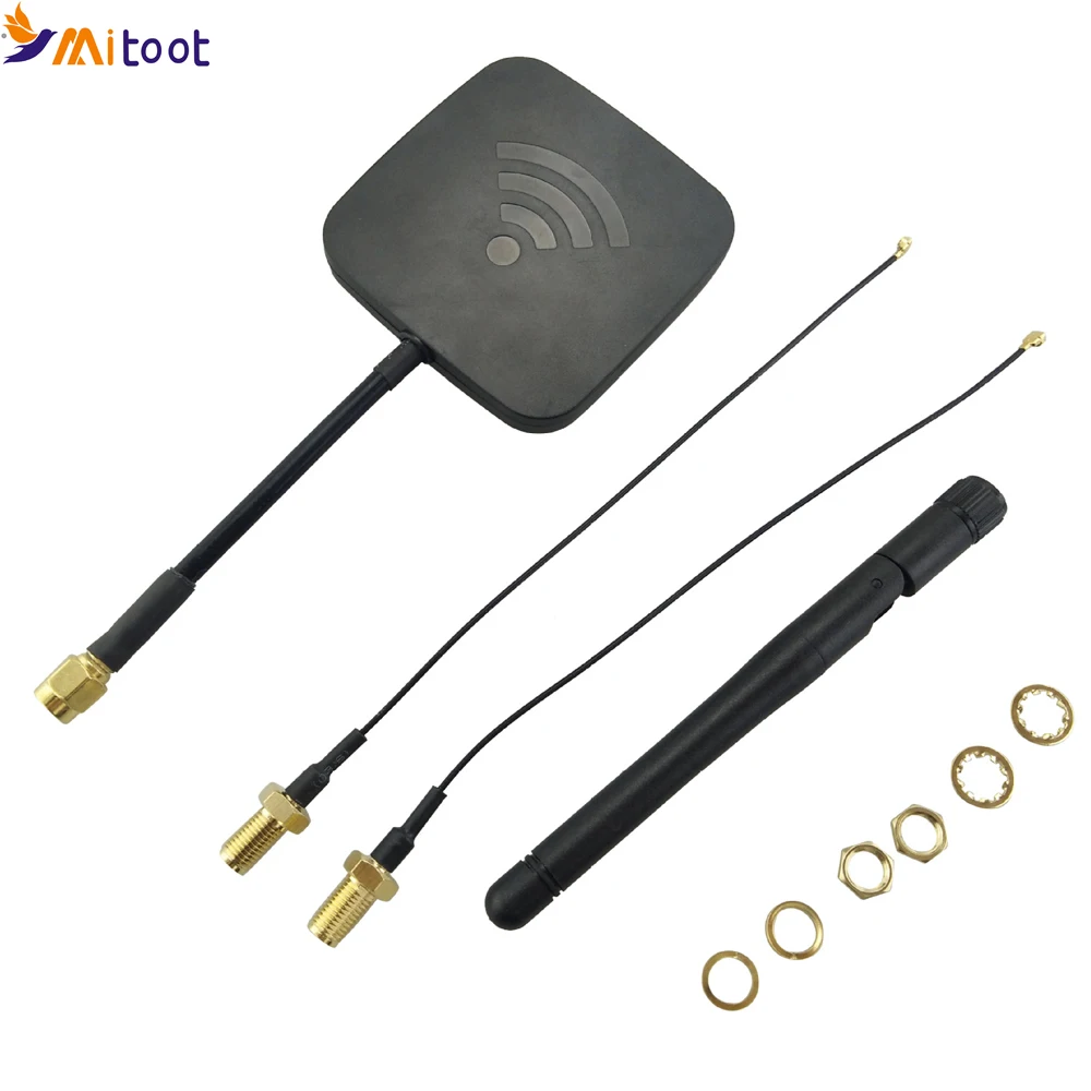 

5.8G 14dBi High Gain Panel 2.4G 3dBi Antenna Booster Extended Range for Hubsan H501S H502S H107D H107D+ H25G H29G Drone