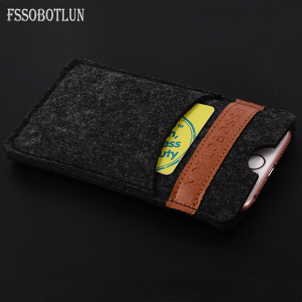 FSSOBOTLUN 6 Styles For Xiaomi Redmi Note 5A Prime/Xiaomi Y1 Case Handmade Wool Felt Pouch Phone Cover Sleeve Pocket Bag | Мобильные