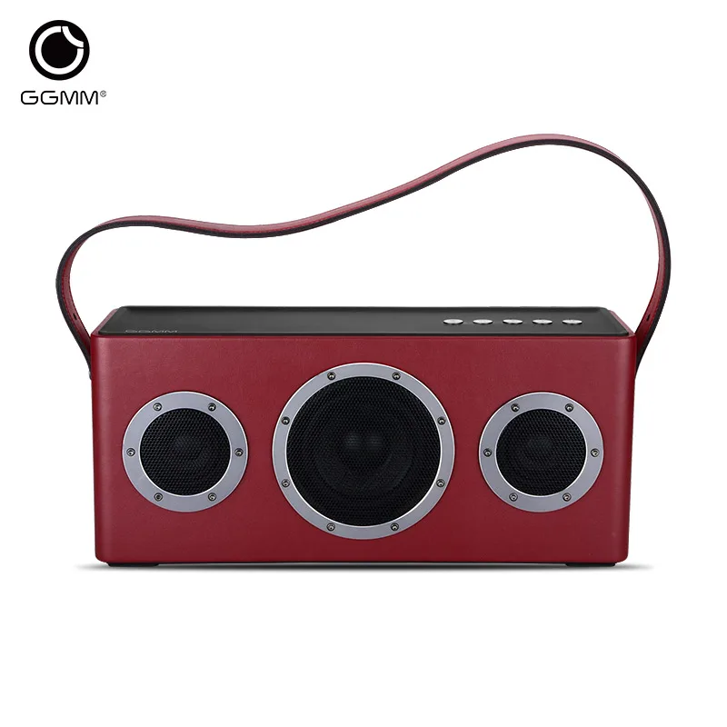 GGMM WiFi Wireless Bluetooth Speaker Stereo System Super Bass Portable Wooden Speakers Subwoofer Audio Receiver font