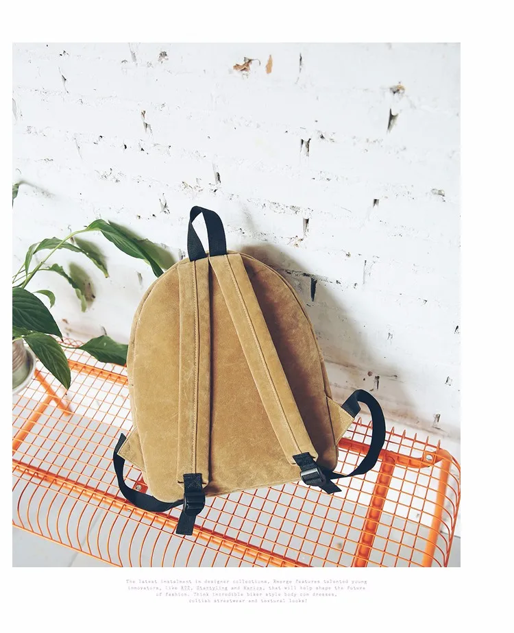 2016 New Women Backpack Preppy Style Suede Backpacks Teenage Girls School Bags Vintage Rivet Travel Backpack Burgundy Gray Black (54)
