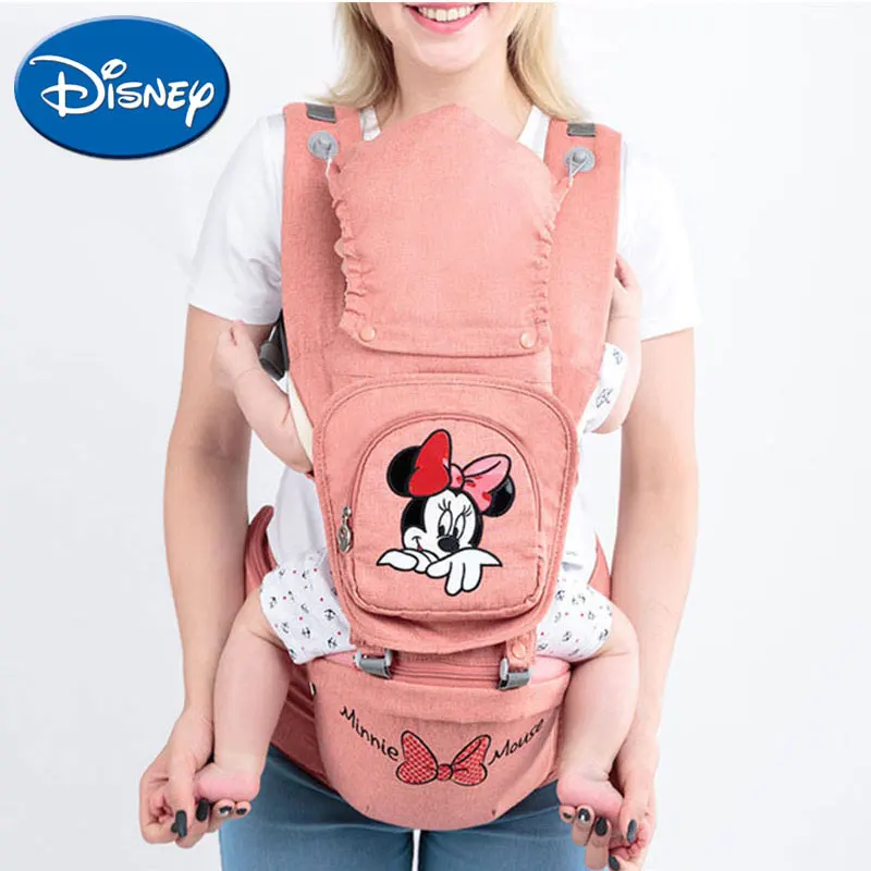 

Disney Baby Carrier Front Facing Infant Breathable Comfortable Sling Mickey Minnie Backpack Toddler Detachable Carrier