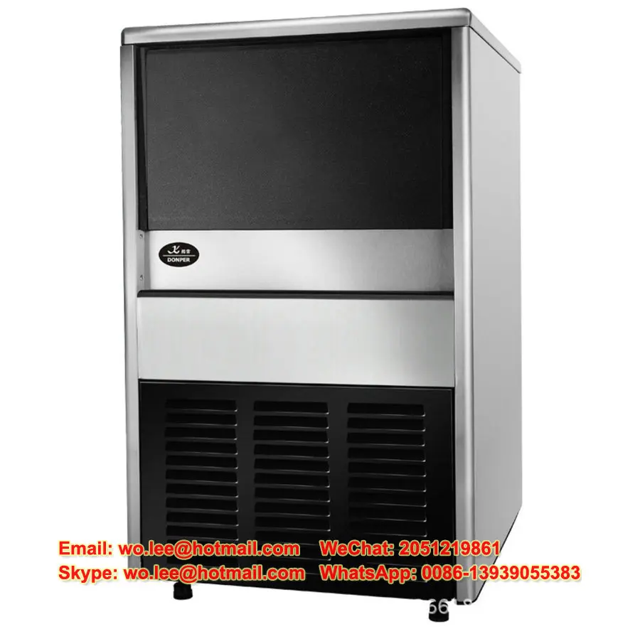 220v commercial Refrigerators Freezer 70kg day ice makers auto wash ice
