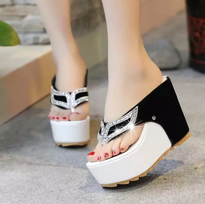 Красивые популярные женские сандалии со стразами Chaussure Femme Вьетнамки Босоножки