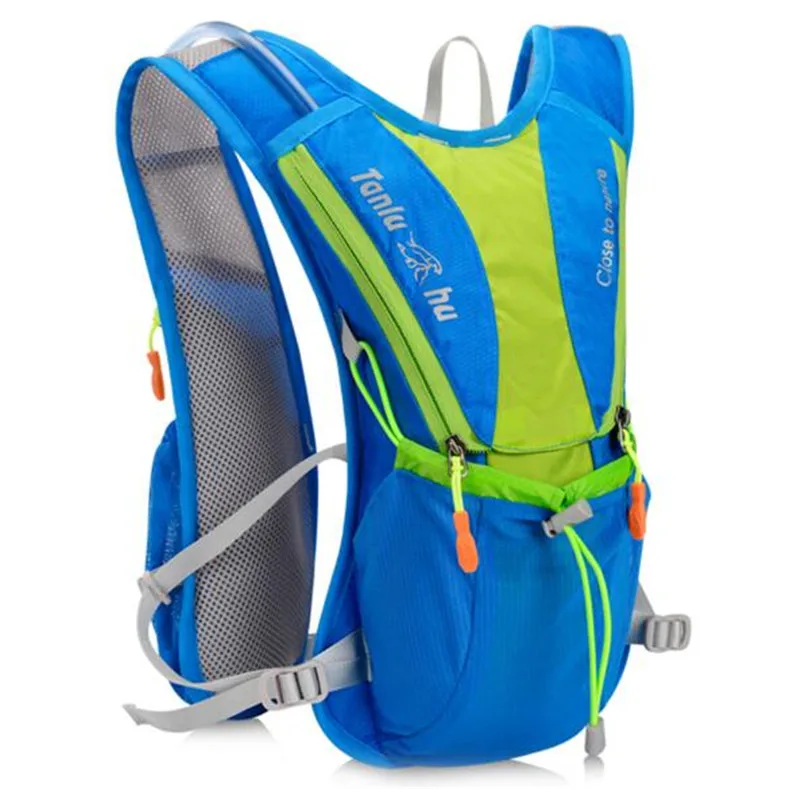 TANLUHU 10L mochila al aire libre chaleco maratón correr hidratación escalada correr ciclismo mochila para bolsa de agua 2L