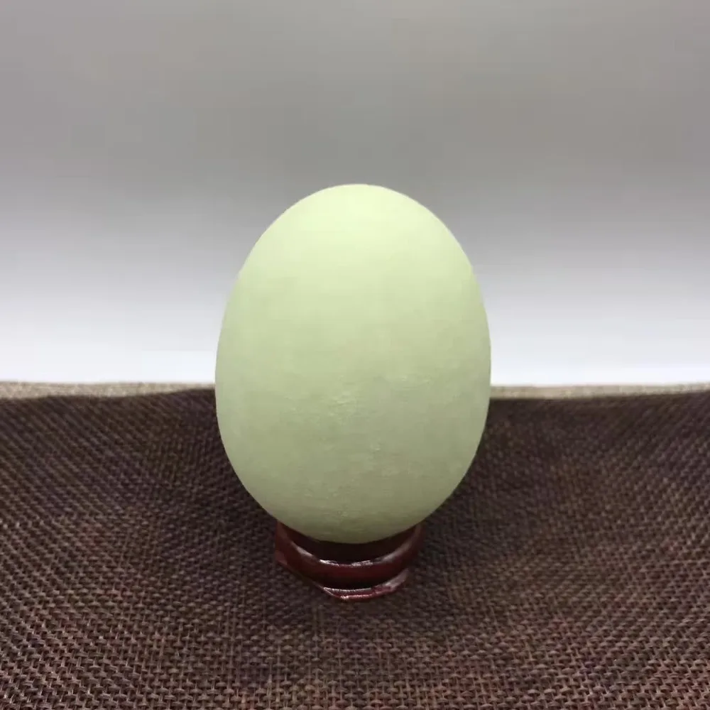 Большой 65 мм оптом натуральный световой камень яйцо мяч зеленый свет в темноте
