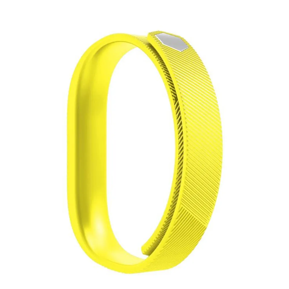 Мягкий силиконовый ремешок на запястье для Fitbit Flex 2 спортивный умный Браслет сменный Браслет S трекер активности аксессуары - Цвет: Yellow
