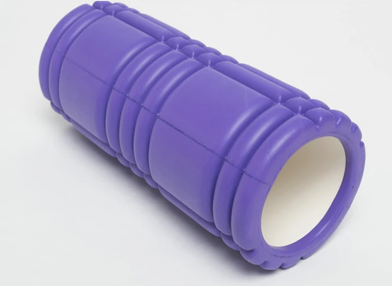 Блоки для йоги, спортзала, пенопластовый ролик, колонка для йоги, мышечный ролик, палочка для балансировки, тренировочный вал, массажный ролик, оборудование для фитнеса - Цвет: Фиолетовый