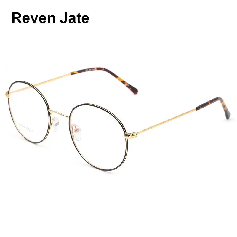 

Reven Jate X2036 Optical Alloy Eyeglasses Frame for Men and Women Fashion Full Rim Metal Glasses Prescription Spectacles