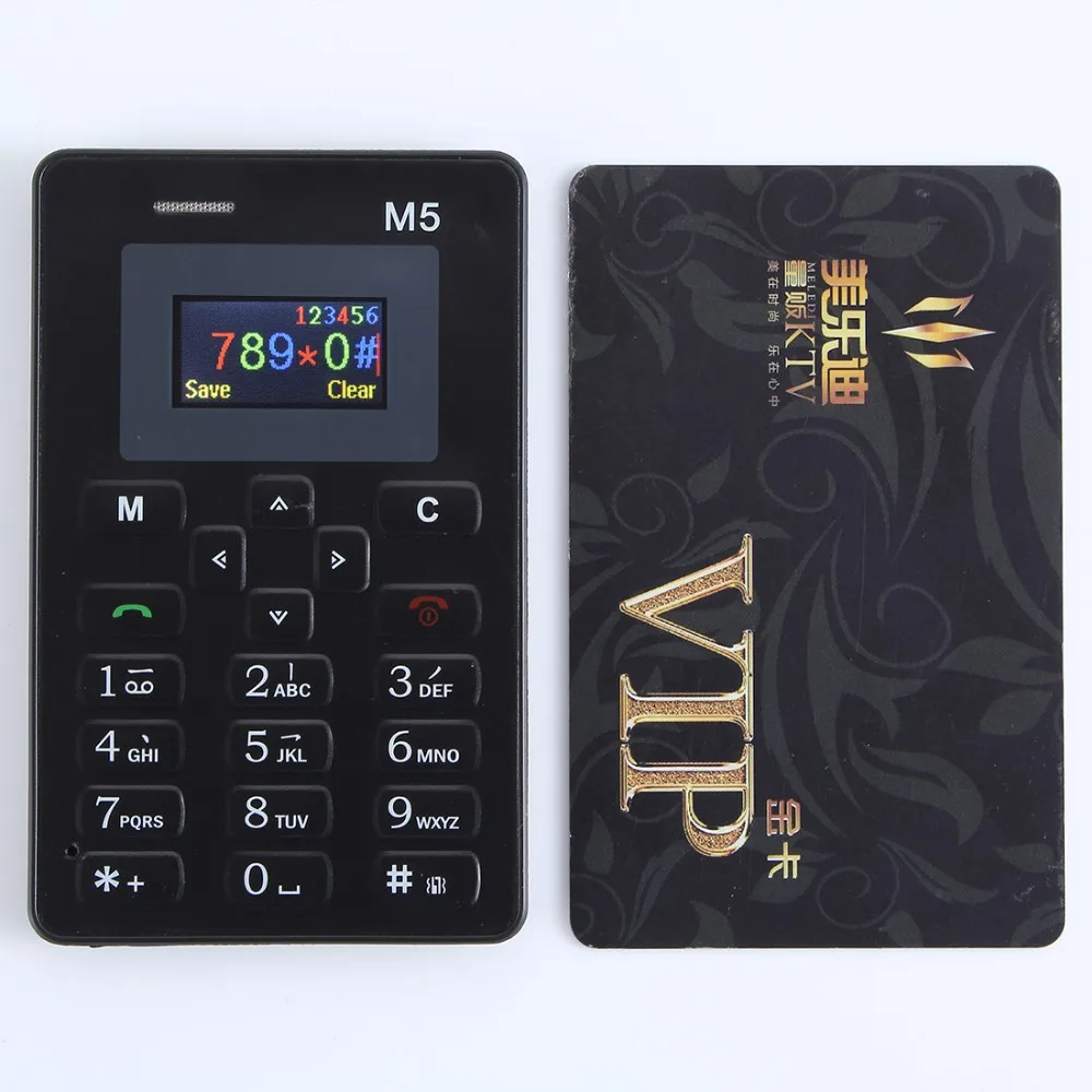 Ультратонкий мобильный телефон AEKU M5 4 5 мм Quad Band GSM с низким излучением мини для
