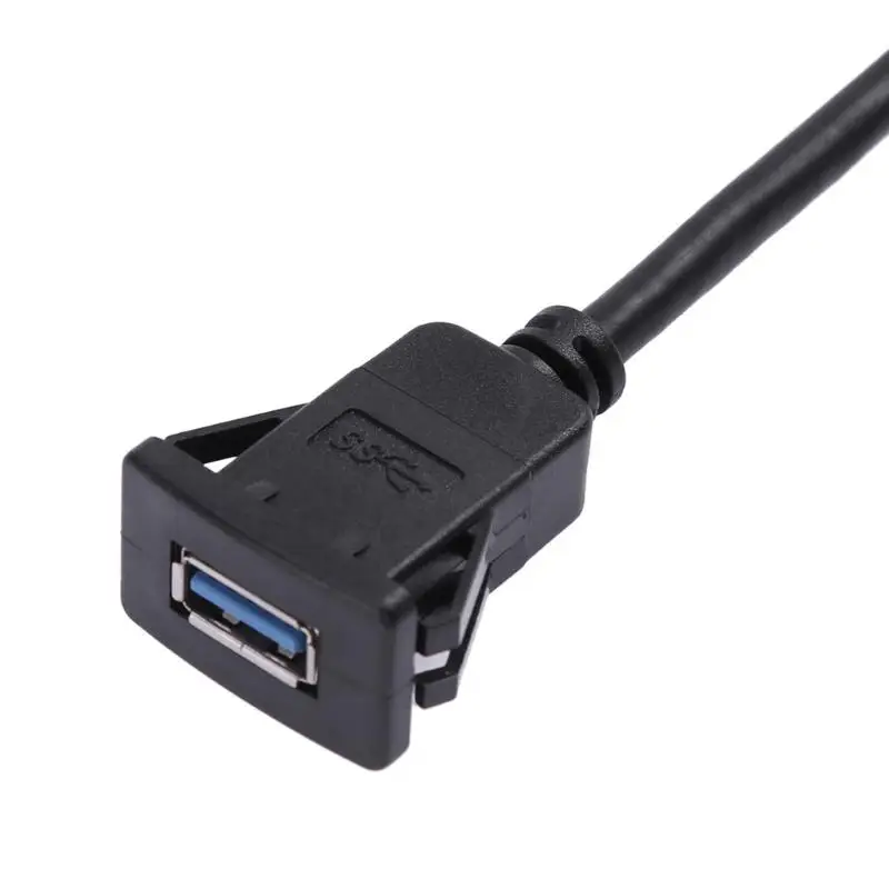 Alloyseed 1 м/3 3 фута Однопортовый USB панельный кабель для скрытого монтажа USB3.0 A Male to
