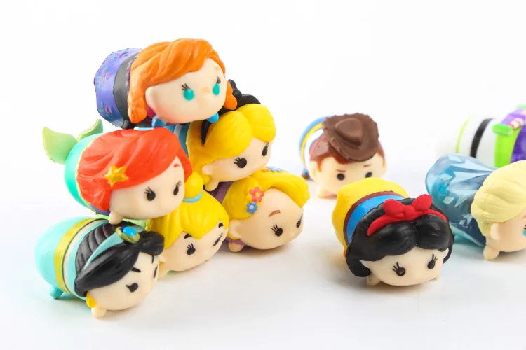 Disney 10 шт./компл. ЦУМ Белоснежка Игрушка строй русалка принцесса супер милая мини