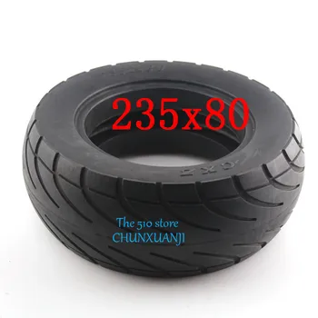 

High quality Xiaomi Mijia Scooter Skateboard Tyre 235x80 Solid Hole Tires Shock Absorber
