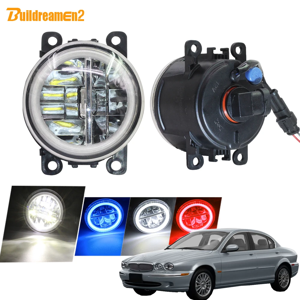 

Buildreamen2 Car 4000LM LED Bulb H11 Fog Light Angel Eye DRL Daytime Running Light 12V For Jaguar X-Type (CF1) Saloon 2001-2009