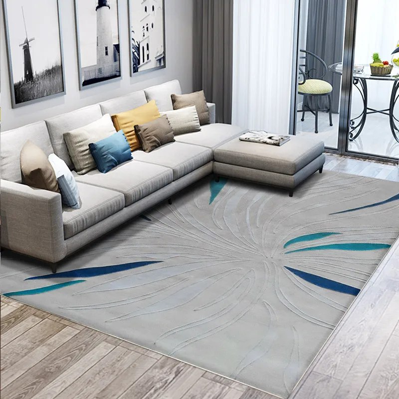 Шерстяные ковры для гостиной, Индивидуальный размер, большие прикроватные Коврики для спальни, мягкий журнальный столик, современный декоративный ковер