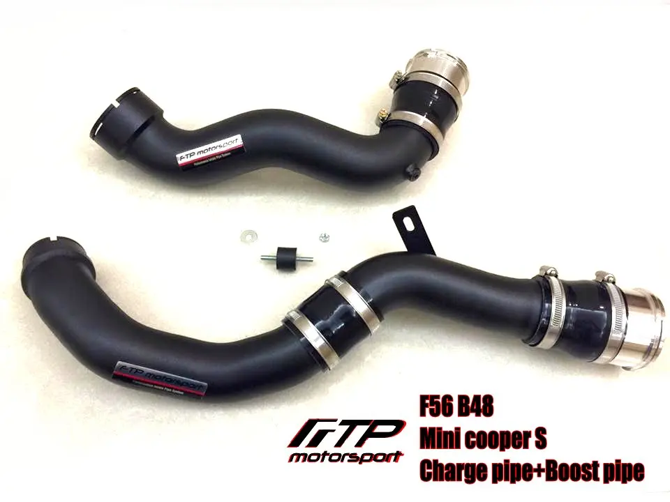 

Taiwan FTP Turbo Charge Pipe Kit + Boost Pipe for Mini cooper F56 B48 Aluminum Free shipping Modified cars pipe
