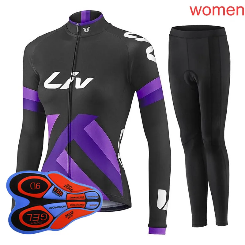 Ropa Ciclismo Mujer, комплект из Джерси для велоспорта,, женская одежда для горного велосипеда, одежда с длинным рукавом, дышащая, для горного велосипеда, спортивная одежда Y032602 - Цвет: jersey and pants 15