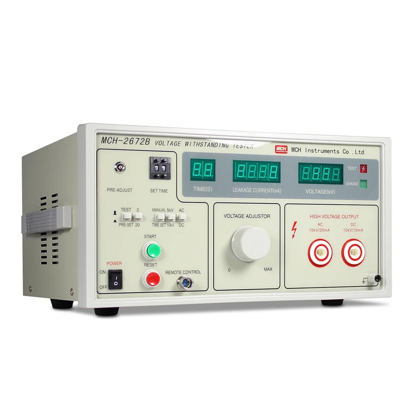 

MCH-2672B Digital Display Pressure test power AC DC Combo 10kv Safety tester laboratory high-voltage power supply MCH 2672B