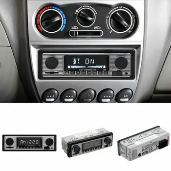 

Bluetooth Vintage Car FM Radio MP3 Player USB AUX Classic Stereo Audio Receiver 3C30