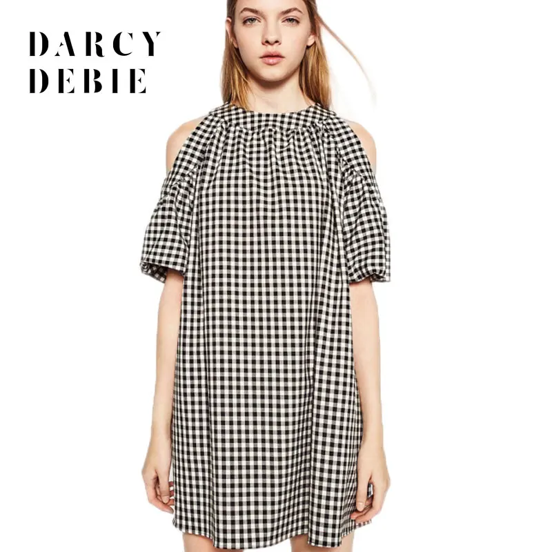 Darcydebie Лето Для женщин Мода Большой Повседневное Свободные Выдалбливают off the shoulder