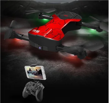 

High End Remote control fouldable WIFI FPV drone SH-6 2.4g 4ch set attitude mini rc helicopter Quadcopter toy with 2.0MP camera