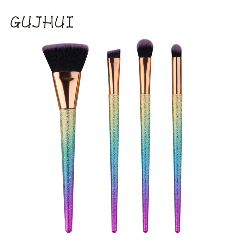 

makeup brushes brosses  cepillo 4PCS  Make Up Foundation Eyebrow EyelinerMAY23