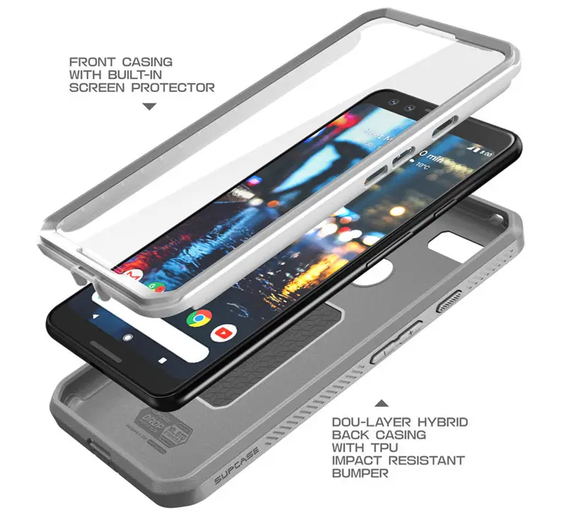 Чехол для телефона Google Pixel 3, чехол SUP, чехол UB Pro Series, прочная кобура, чехол-клипса со встроенной защитной пленкой