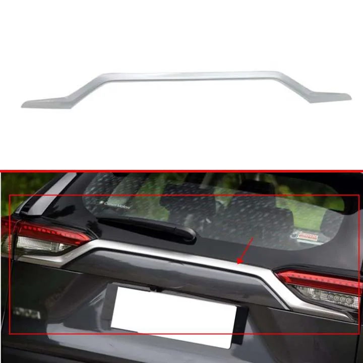 

For TOYOTA Rav4 (XA50) 2019 2020 Decorate Accessories ABS Rear Boot Door Up Trim Cover Trunk Lid