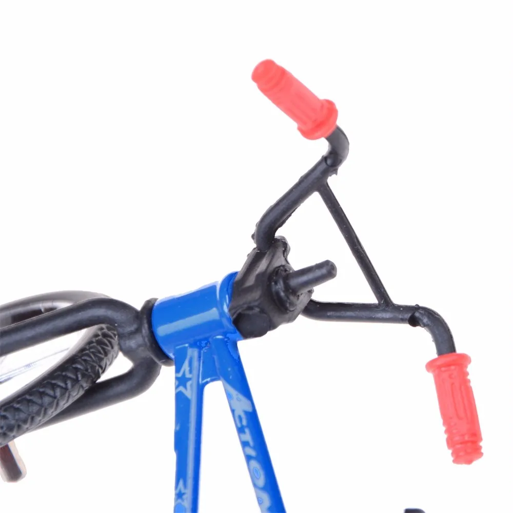 TOYZHIJIA 1 Набор креативная игра BMX велосипед игрушки мини Finger Bikes мальчик игрушка модель велосипед Фикси с запасными шинами инструменты подарок случайный цвет