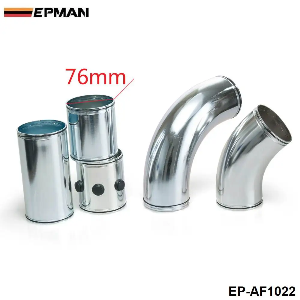 Регулируемая универсальная воздухозаборная труба/Универсальный пятиступенчатый алюминиевый сплав комплект впускной трубы для BMW E36 325 328 EP-AF1022