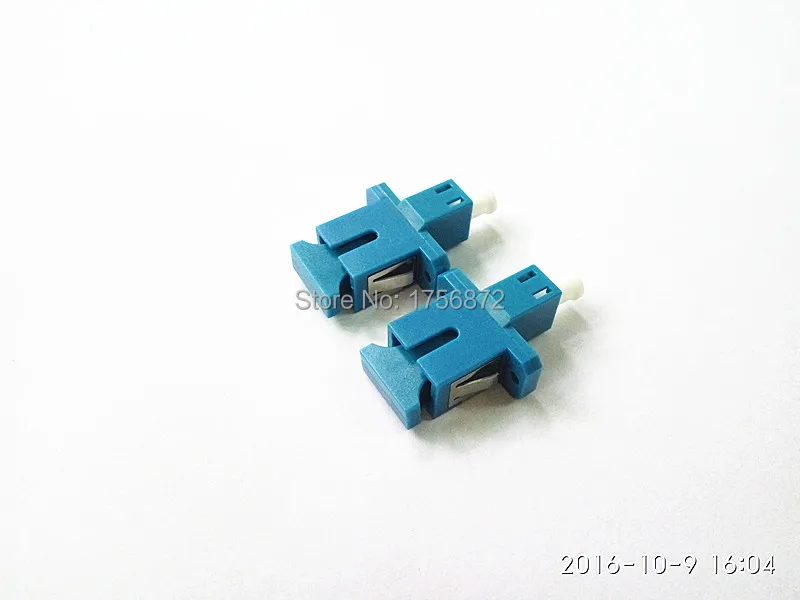 SC Female to LC Fiber Optic Adapter SC-LC Plastic Hybrid Optical Adaptor | Мобильные телефоны и аксессуары