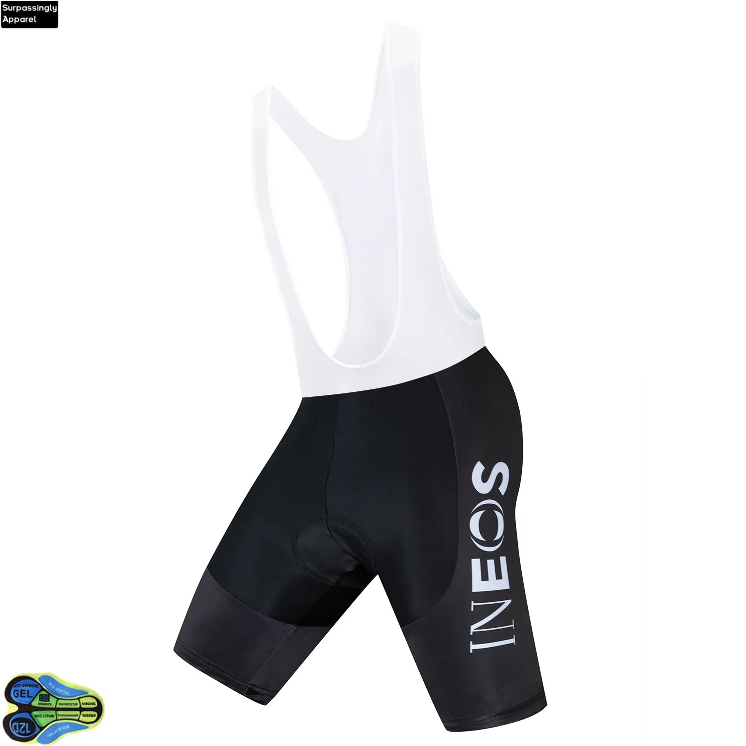 

2019 Pro Team INEOS Cycling BIB Shorts Men's Bicycle Bike Bib Shorts 12D Gel Padded Racing Bib Short Pants Cycling Bib Shorts