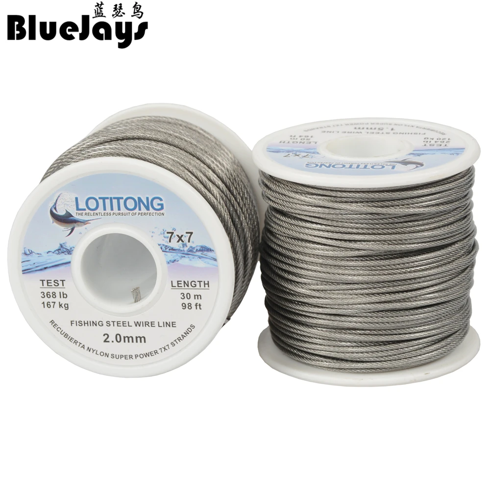 Steel Wire Fishing Line Fishing Steel Line 7x7 7x7 Steel Wire