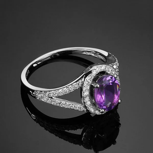 Genuine 925 Jewelry Natural Ring 925 Sterling Silver Rings For Women (JewelOra Ri101278)