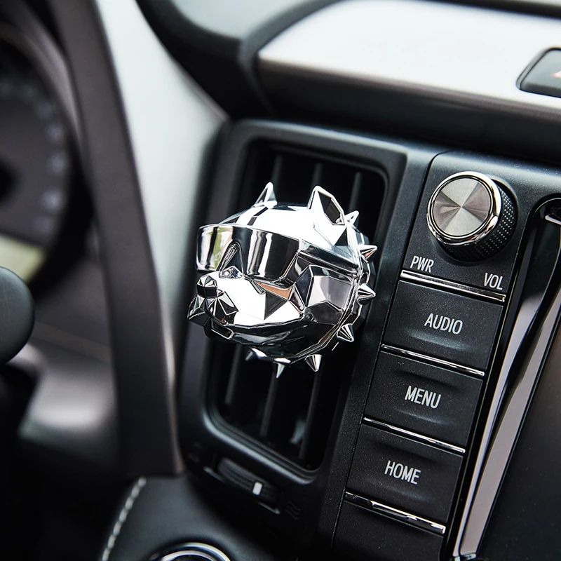 Creative Bulldog Car Perfume Fragrance Car Interior Decoration Clip Car Air Freshener Scent Parfum Voiture Bulldog Diffuser DIY - Image 4