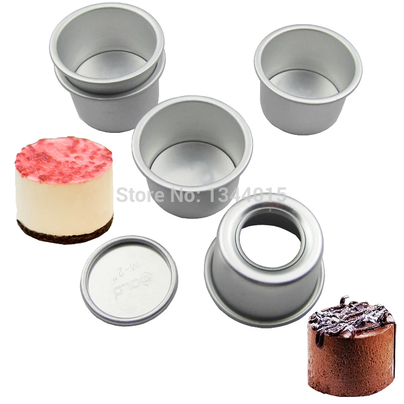 Металлическая форма для выпечки 10 шт./лот 2 дюйма (диаметр 6 см)|baking tools|cake pan removable