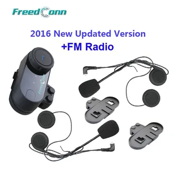 

Free Shipping!!Original FreedConn Brand BT Interphone Bluetooth Motorcycle Helmet Intercom with FM Radio+Extra Earpiece+Bracket
