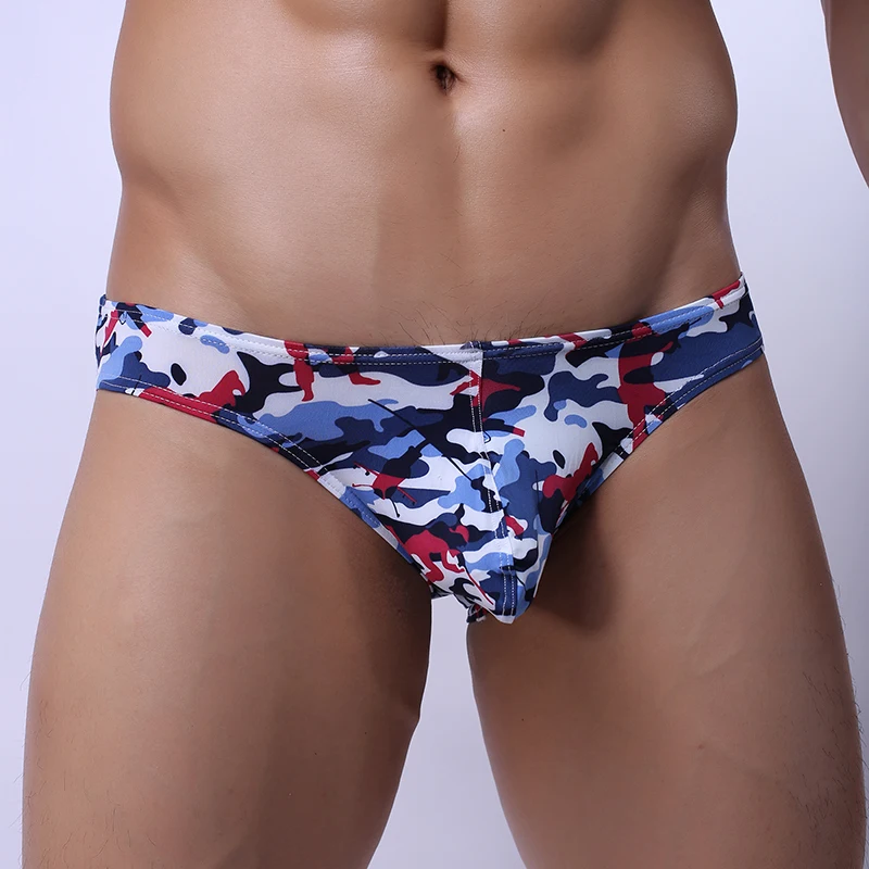 GUKOO Uomini Sexy Breve Pelle Slip Intimo Bikini Traspirante Morbidi Underwear Boxer Mutande - Foto 3