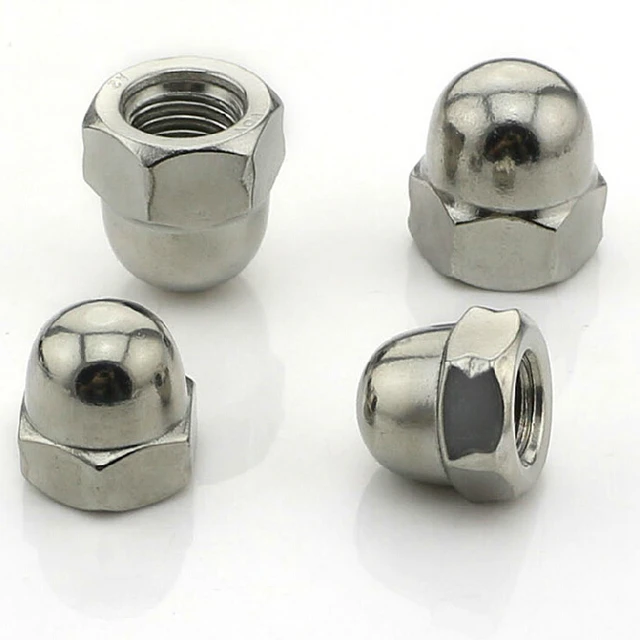 M4 SUS304 Stainless Steel decorative Cap Nuts 50pcs/lot hardwarein