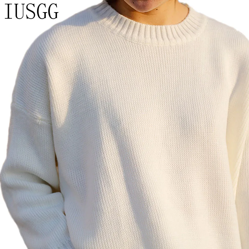 

2019 Winter Woman Sweater Knitting Pullovers Loose Round Neck Long Sleeve Cute Women Knit Sweaters Pullovers Kawaii Sweet Tops