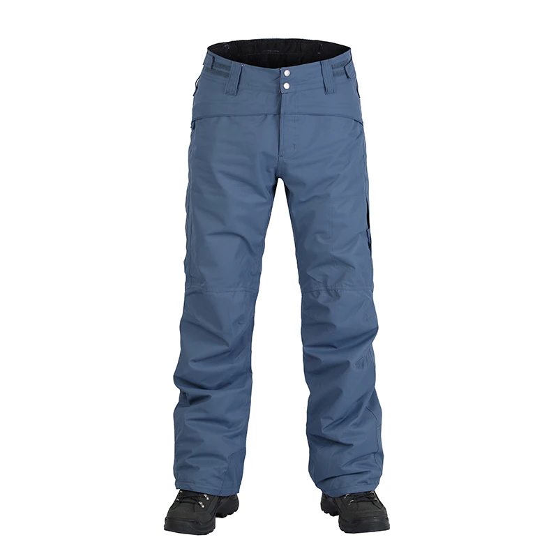 SAENSHING мужские и женские лыжные брюки зимние теплые брюки для снега уличные походные брюки для сноубординга водонепроницаемые ветрозащитные - Цвет: jean blue